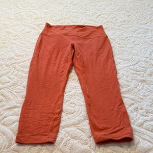 Burnt orange Lululemon leggings (long)